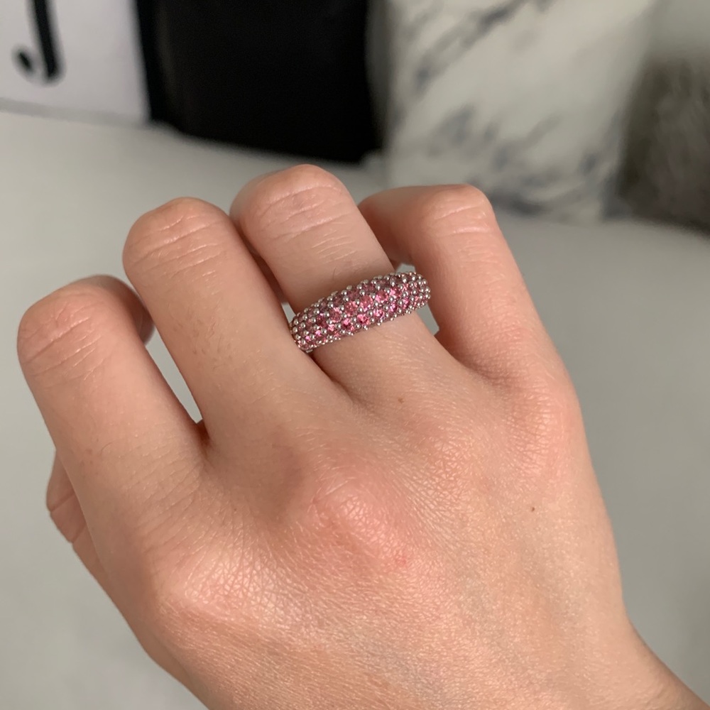 Swarovski Pink Jewel Ring